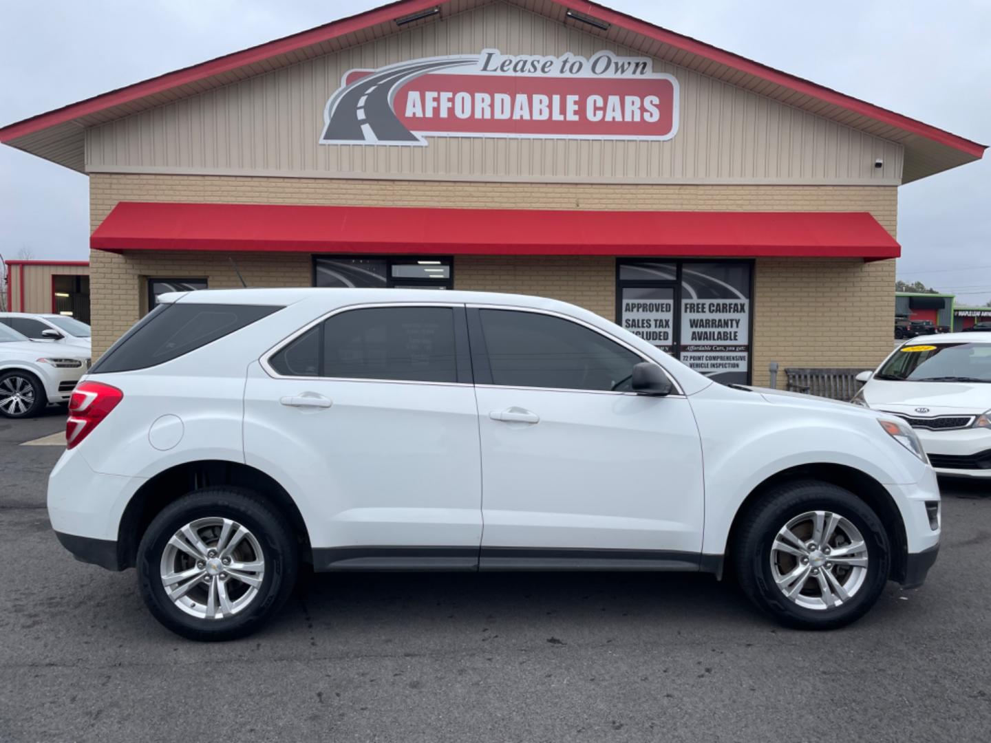 2016 White Chevrolet Equinox (2GNALBEK2G6) with an 4-Cyl, 2.4 Liter engine, Automatic, 6-Spd transmission, located at 8008 Warden Rd, Sherwood, AR, 72120, (501) 801-6100, 34.830078, -92.186684 - Photo#0